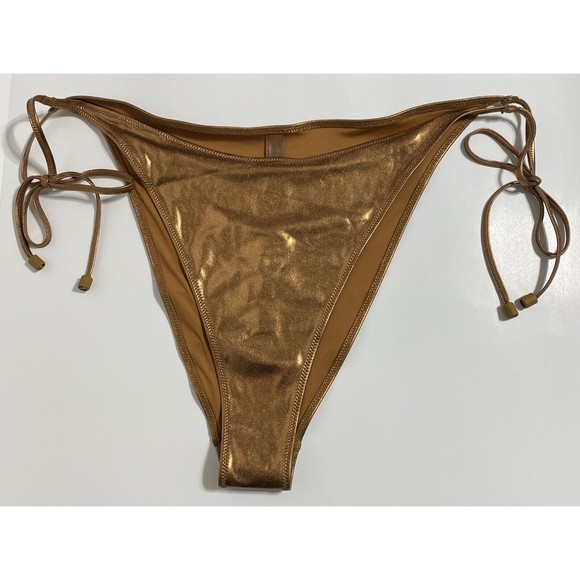 Skims Bikini Bottoms Women's 4X Penny Copper Bronze Brown String Cheeky NEW - Picture 2 of 15